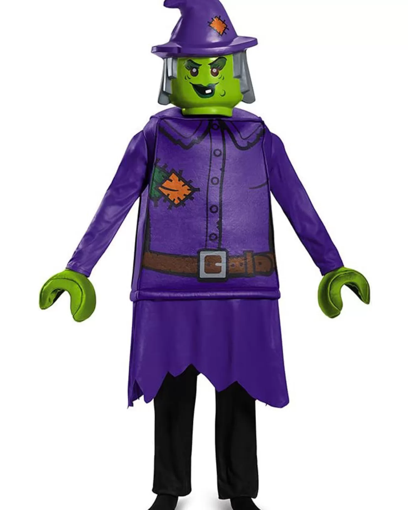 Disguise Lego Minifigures Witch Deluxe Girls Costume>Kids Kids Costumes