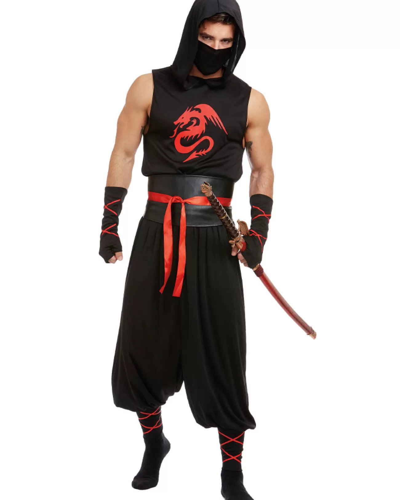 Dreamgirl International Masked Ninja Mens Costume>Men Men's Costumes