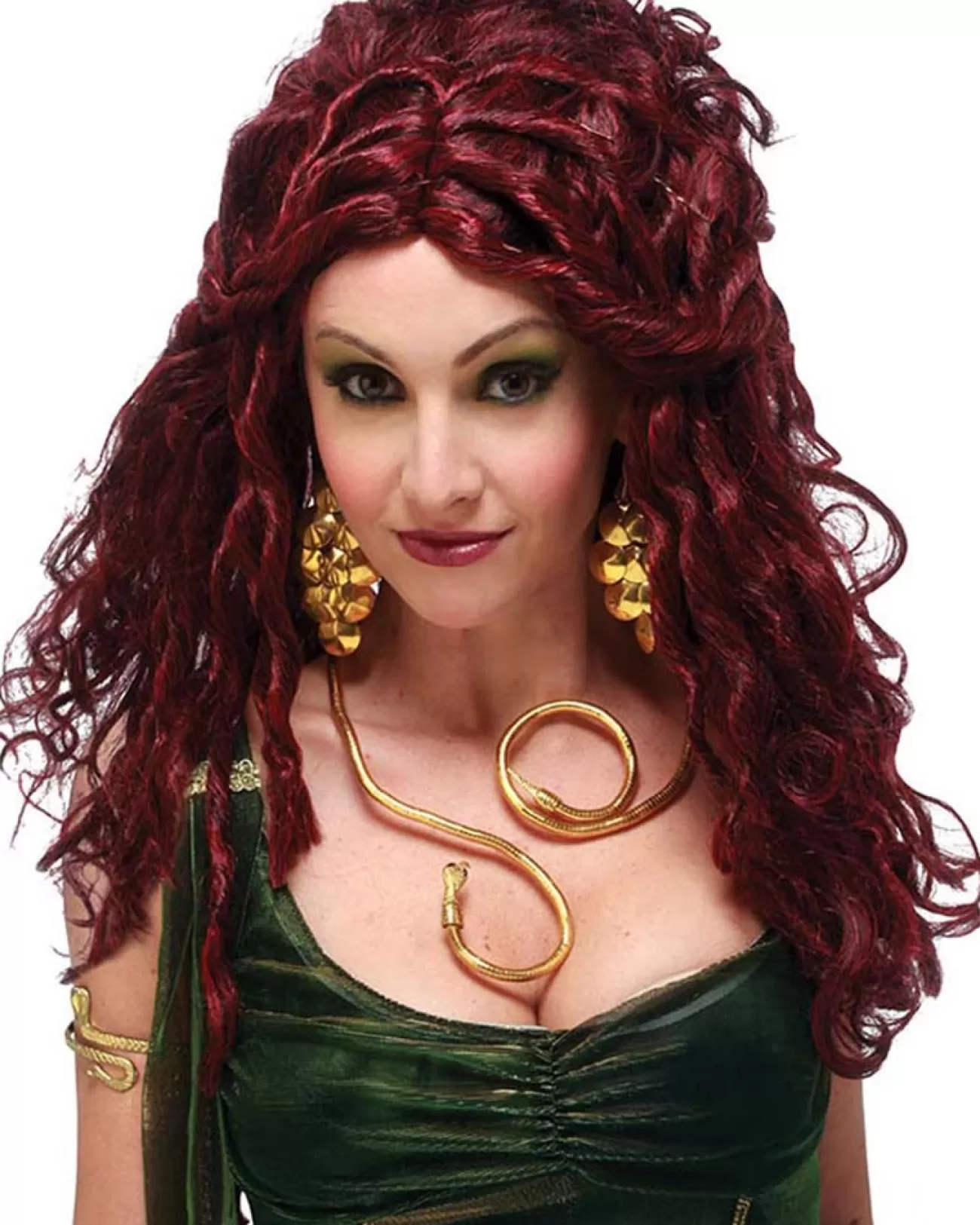 California Costumes Medusa Burgundy Wig> Halloween Wigs