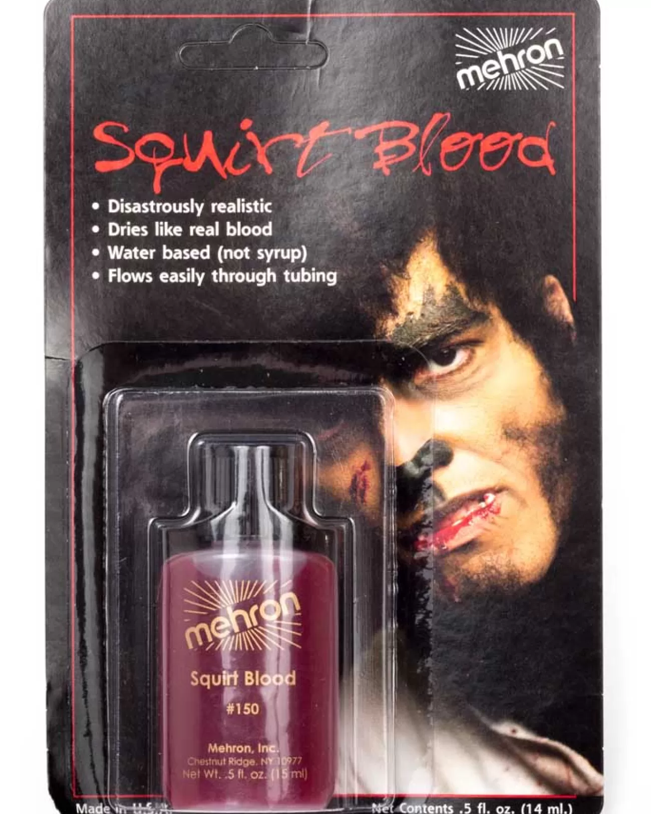 Tomfoolery Mehron Bright Red Arterial Squirt Blood 14Ml> Halloween Accessories