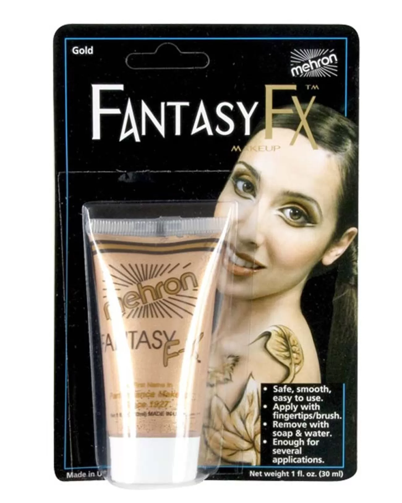 Tomfoolery Mehron Gold Fantasy Fx Makeup 30Ml> Halloween Accessories