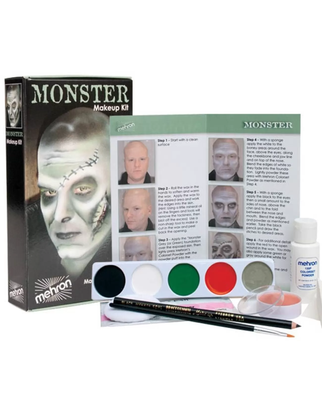 Tomfoolery Mehron Monster Character Makeup Kit> Halloween Accessories