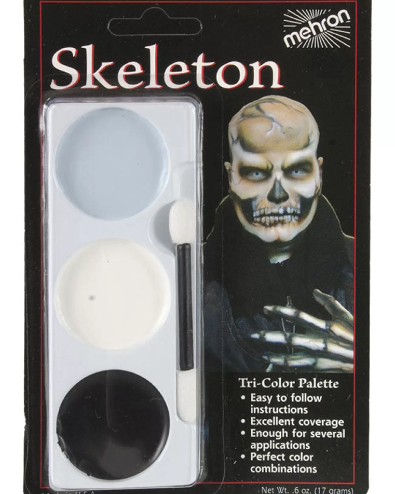 Tomfoolery Mehron Skeleton Makeup Palette> Halloween Accessories