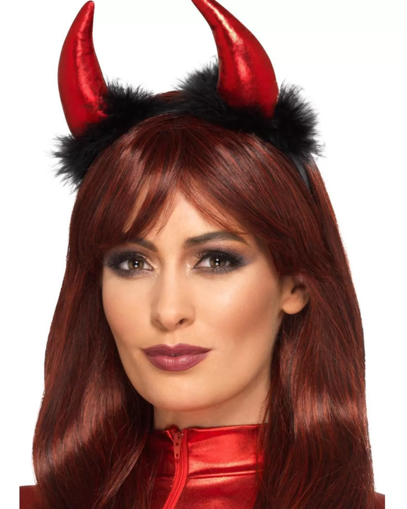 Smiffys Metallic Devil Horns Headband> Halloween Accessories