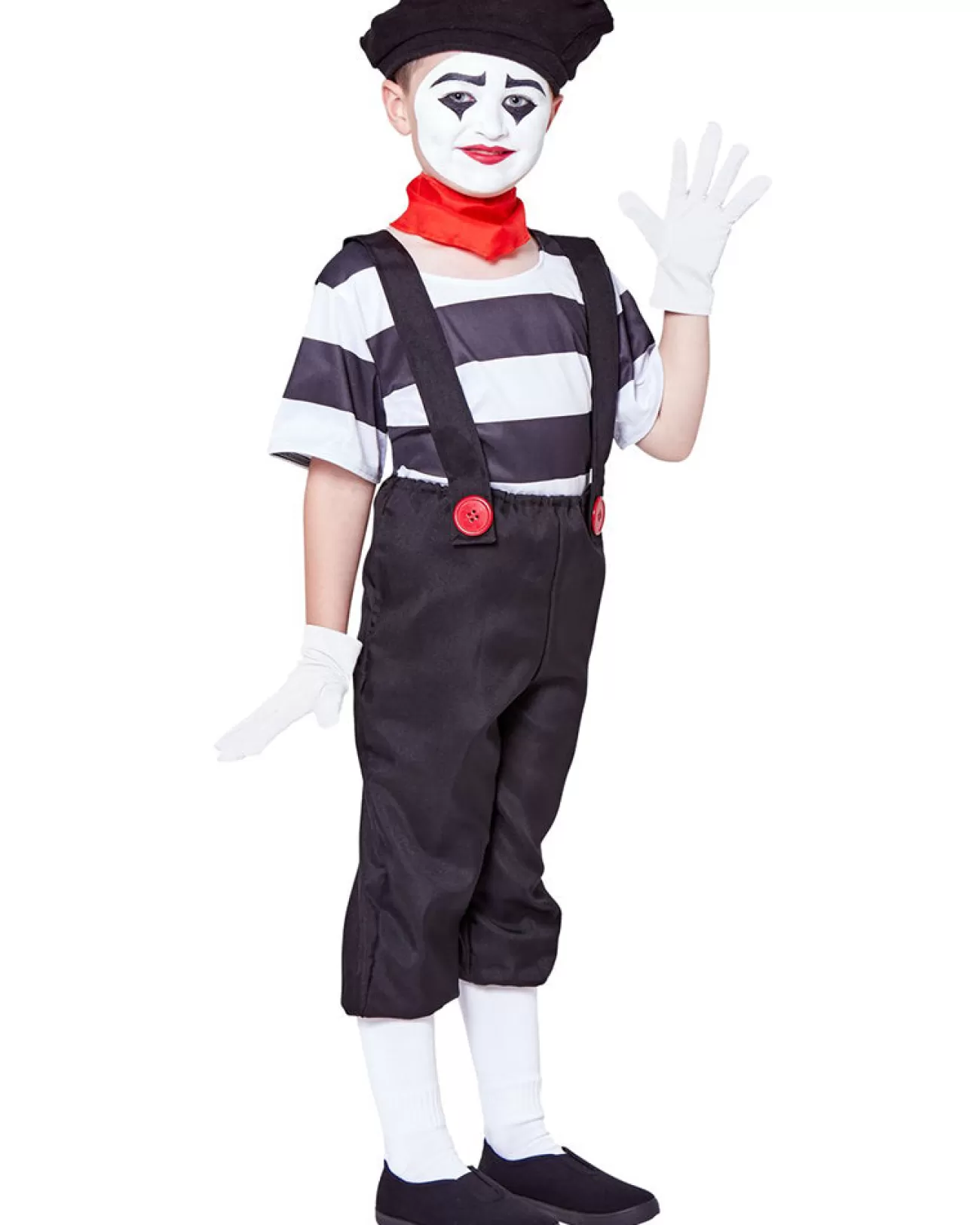 Party King Mime Boys Costume>Kids Kids Costumes