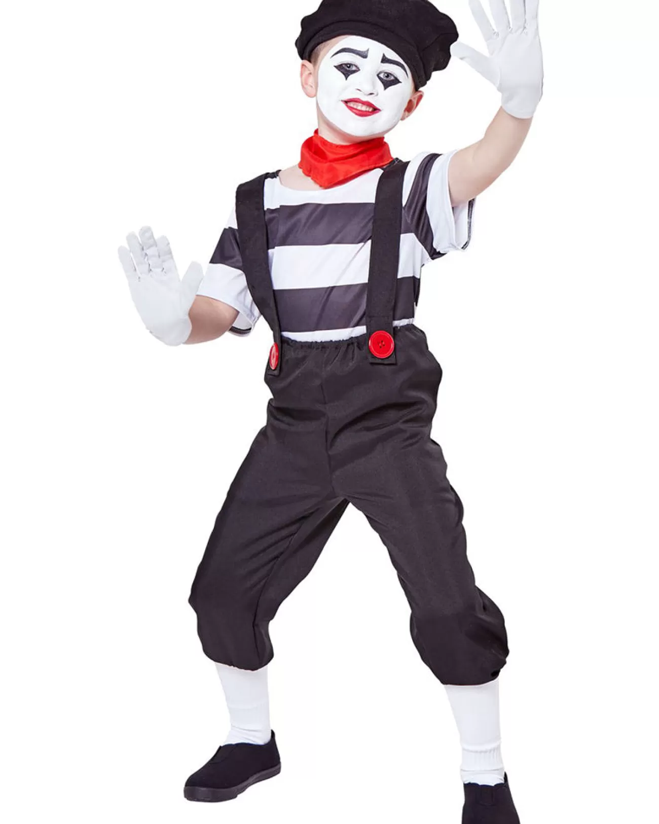 Party King Mime Boys Costume>Kids Kids Costumes