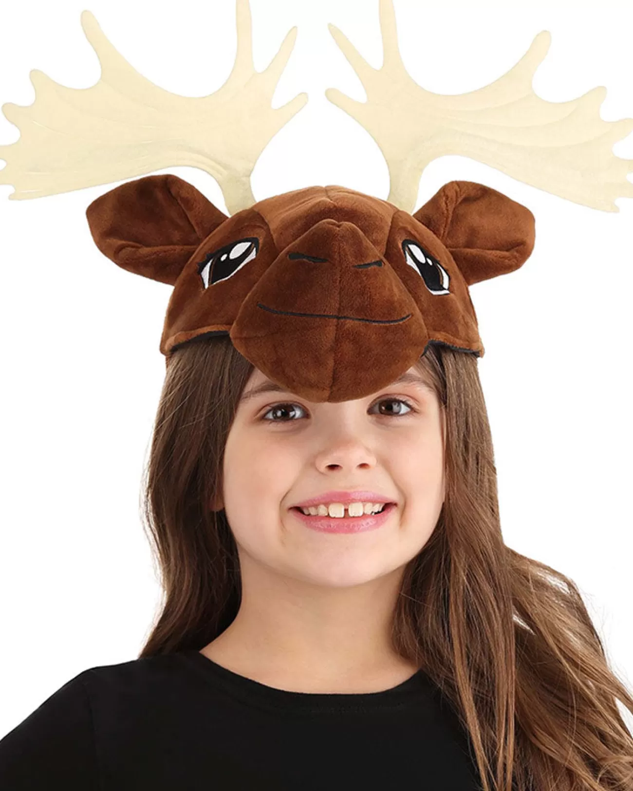 Elope Moose Plush Deluxe Headband> Halloween Hats