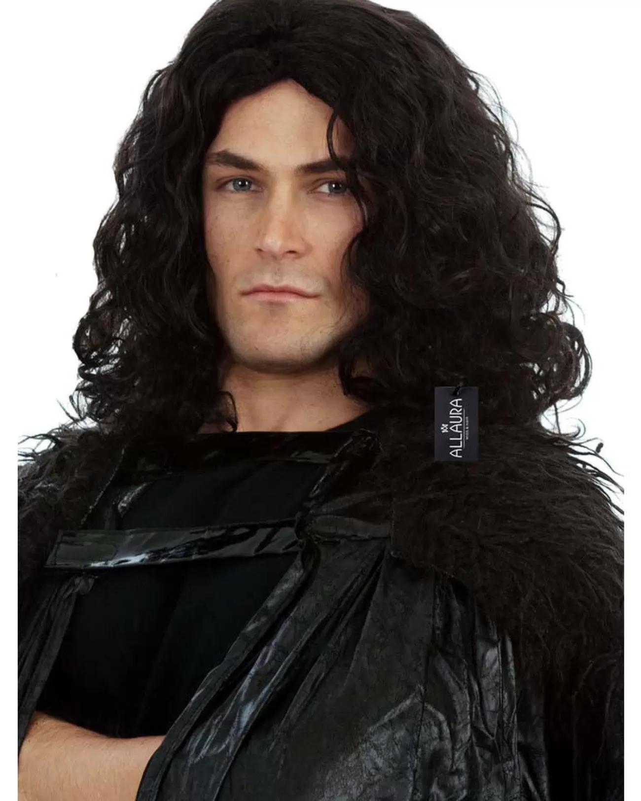 Allaura Wigs and Hair Northern King Black Wig> Halloween Wigs