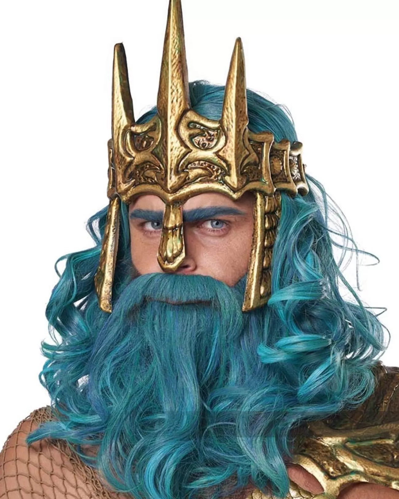 California Costumes Ocean King Wig And Beard Set> Halloween Wigs