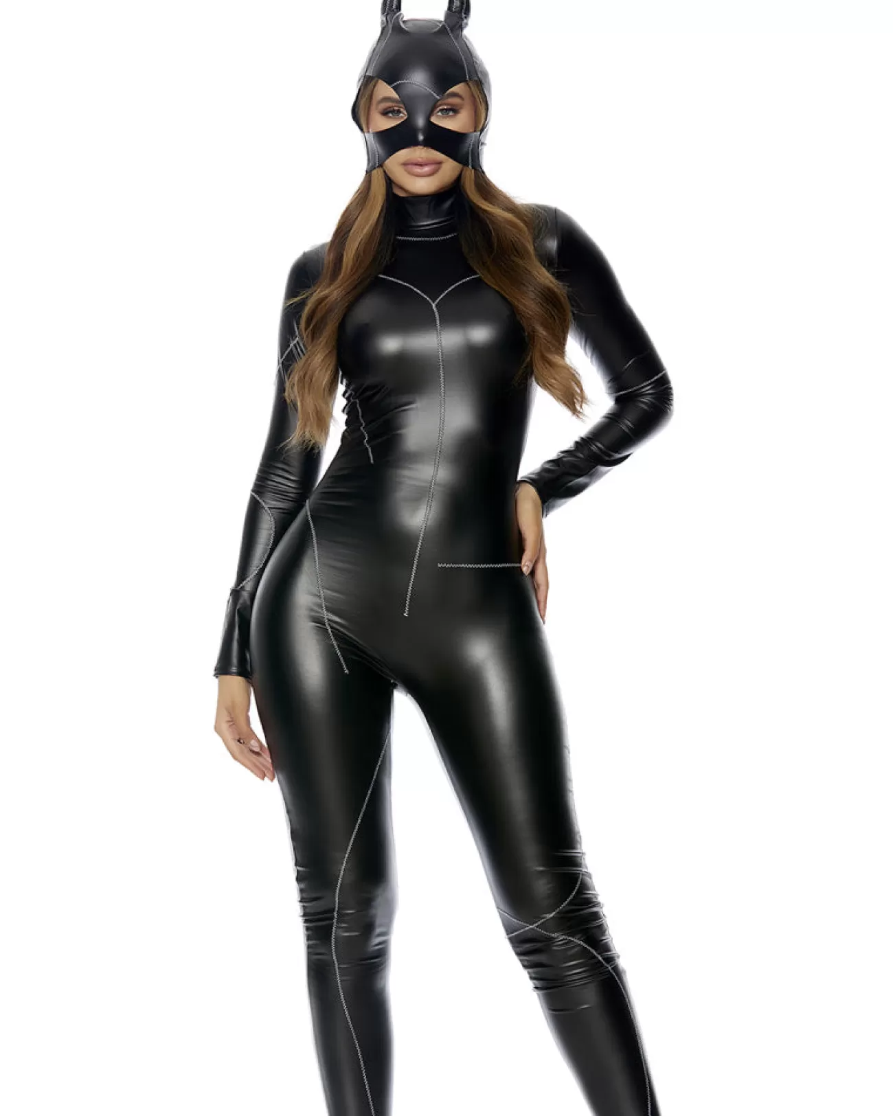 Forplay On The Prowl Cat Villain Womens Costume>Women Women's Costumes