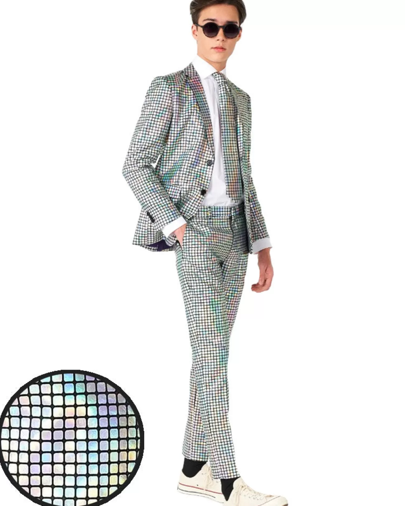 Opposuits Opposuit Discoballer Premium Teen Boys Costume> Opposuits