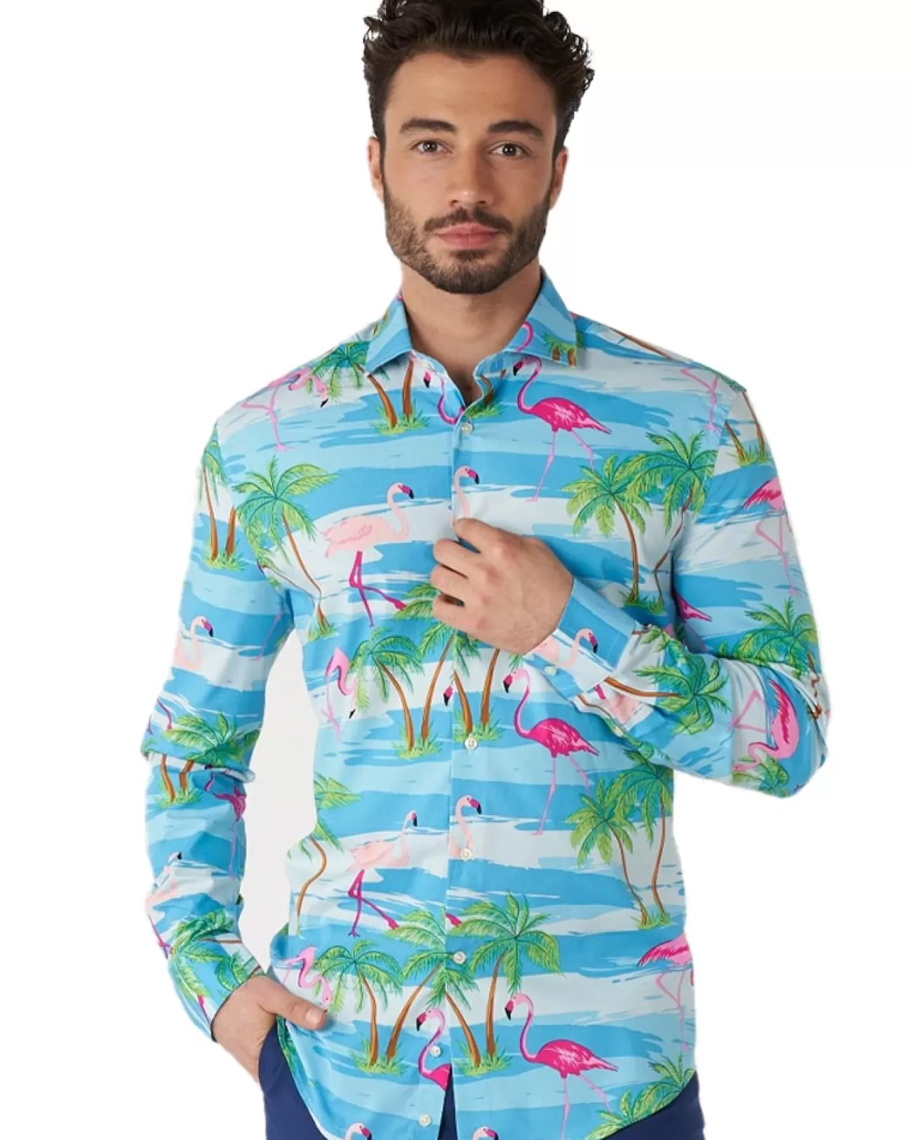 Opposuits Opposuit Flaminguy Mens Shirt> Opposuits