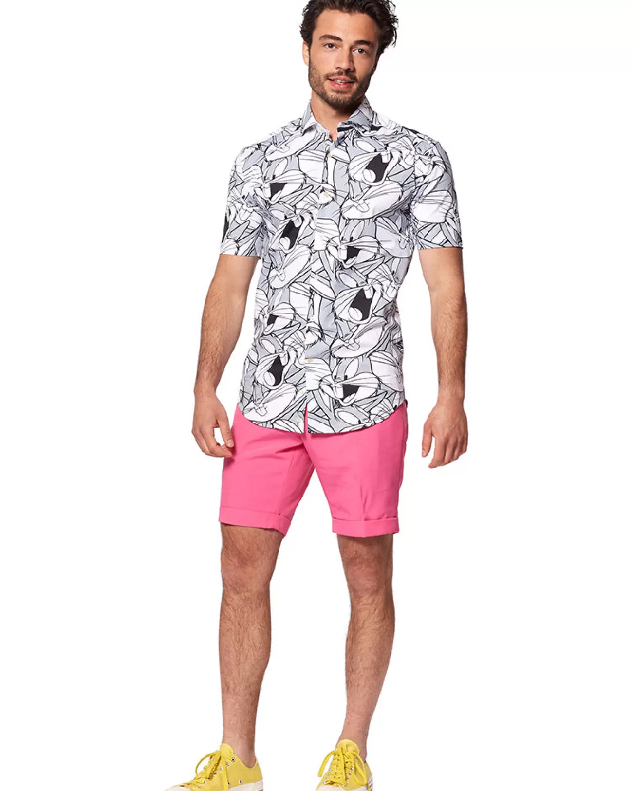 Opposuits Opposuit Summer Bugs Bunny Mens Shirt> Opposuits