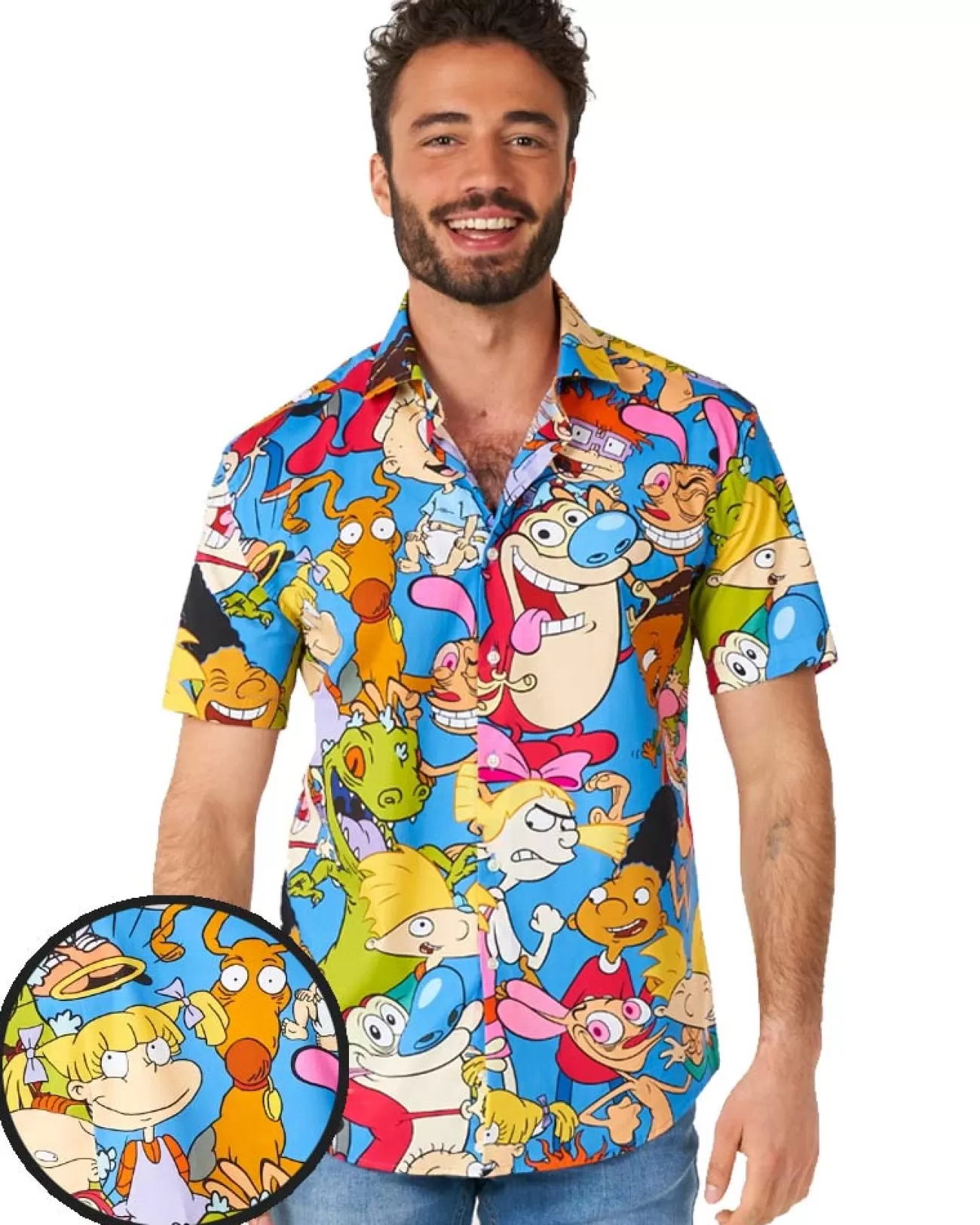 Opposuits Opposuit Summer Nickelodeon Mens Shirt> Opposuits