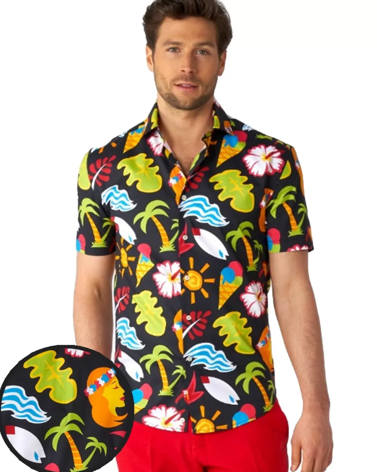 Opposuits Opposuit Summer Tropical Thunder Mens Shirt> Opposuits