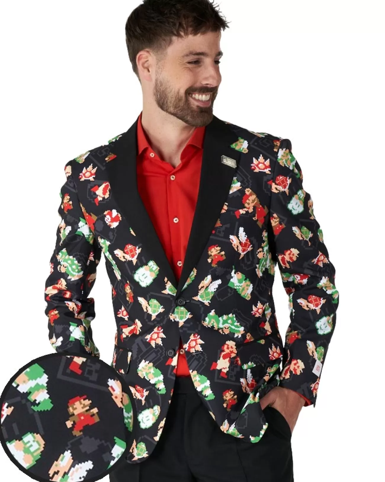 Opposuits Opposuit Super Mario Bros Mens Blazer> Opposuits