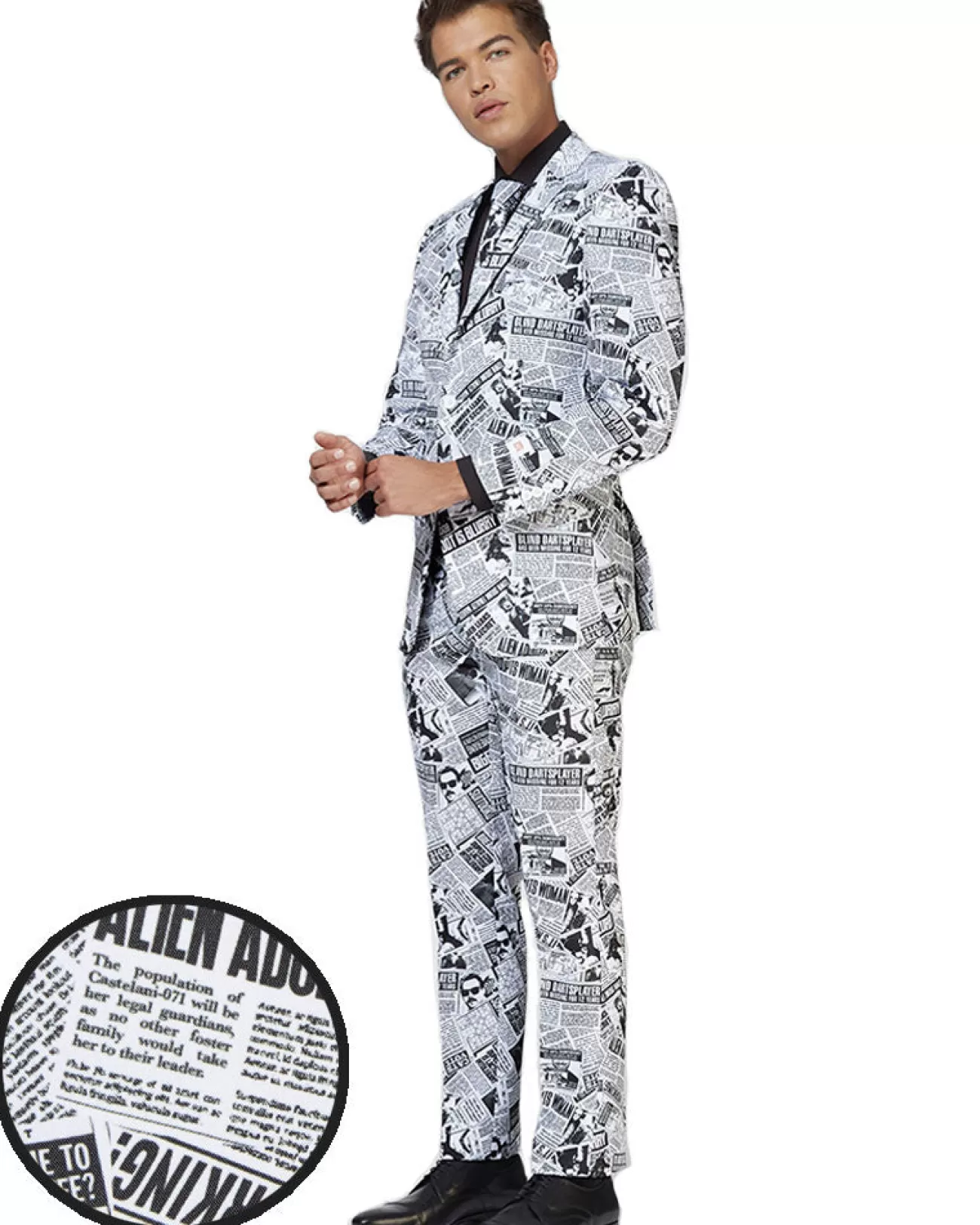 Opposuits Opposuit Textile Telegraph Premium Mens Suit> Opposuits