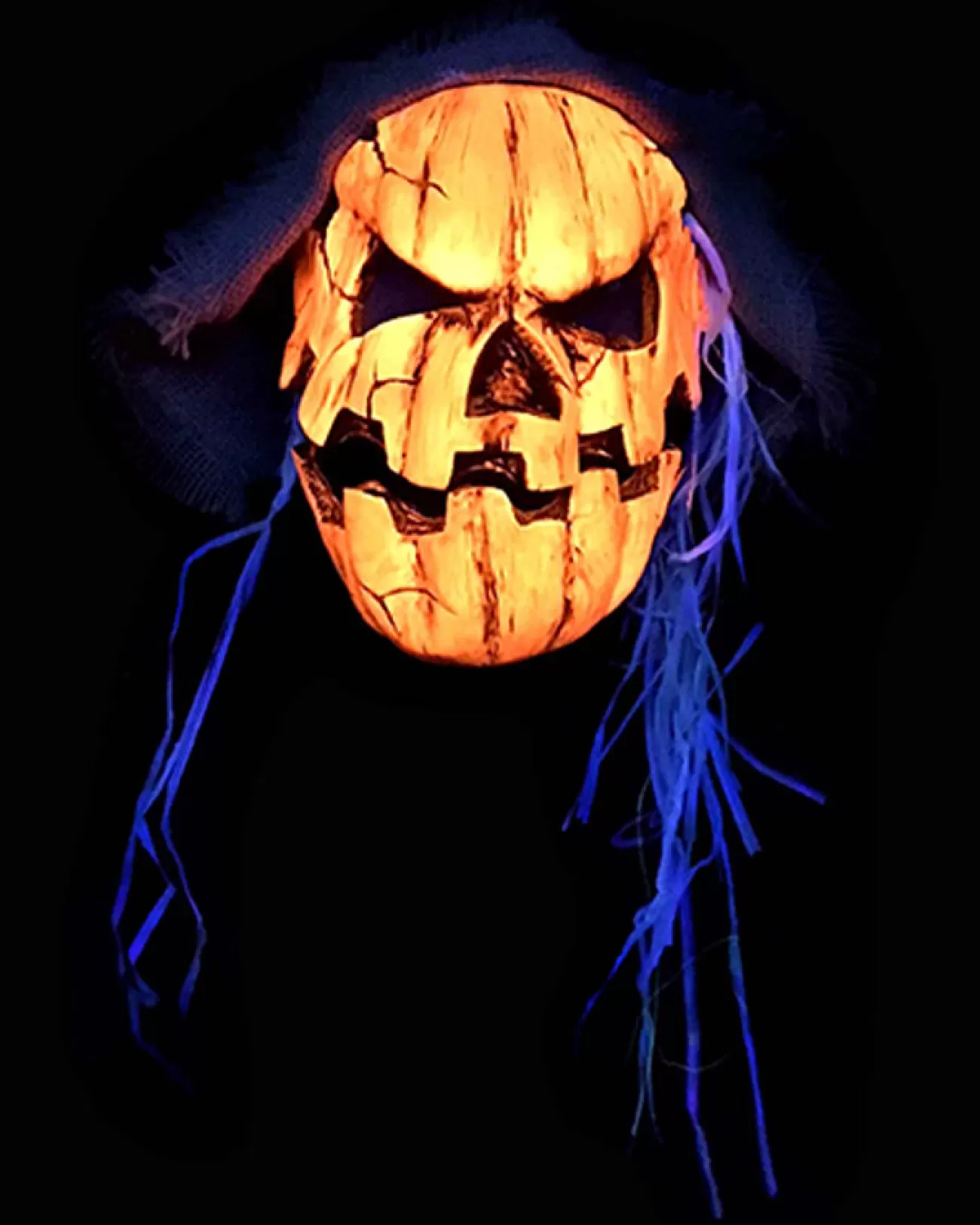 Zagone Studios Orange Glow Pumpkin Uv Mask> Halloween Masks