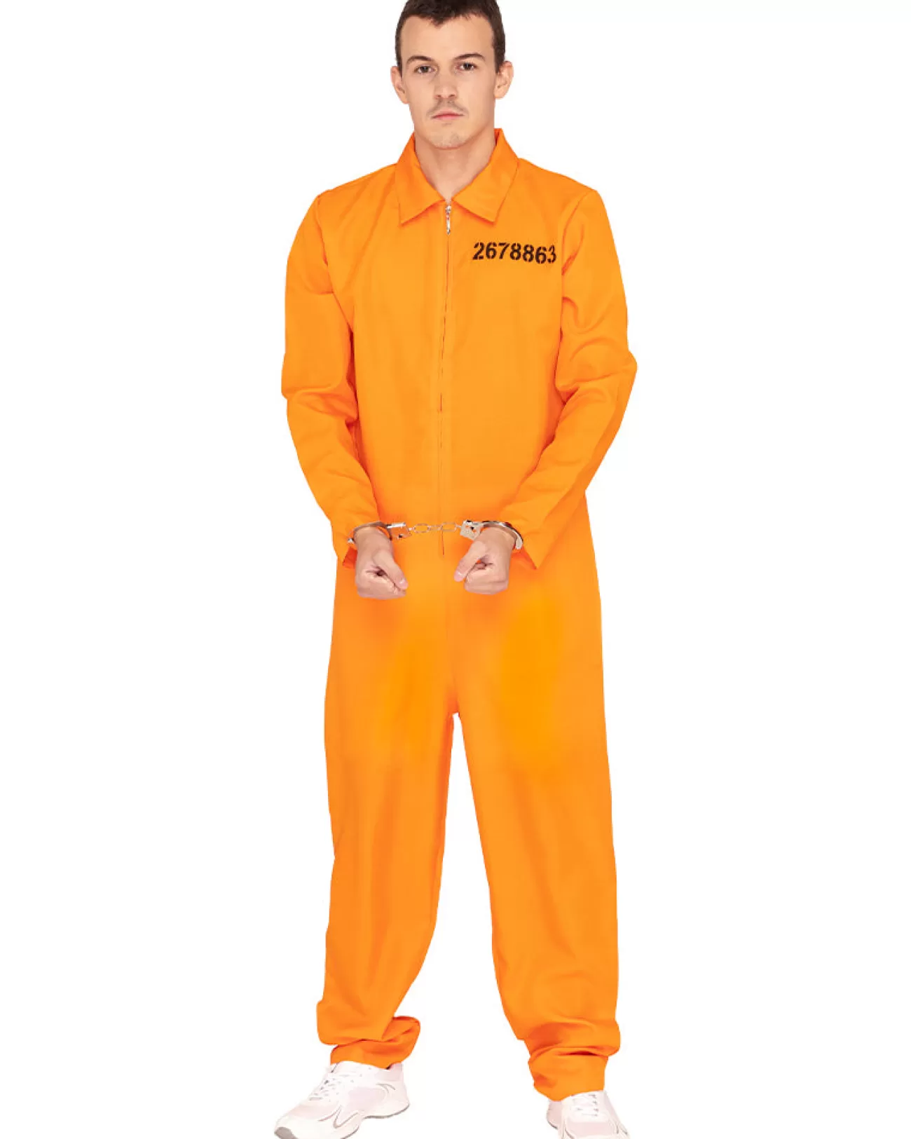 * Orange Prisoner Jumpsuit Adult Costume>Men Men's Costumes