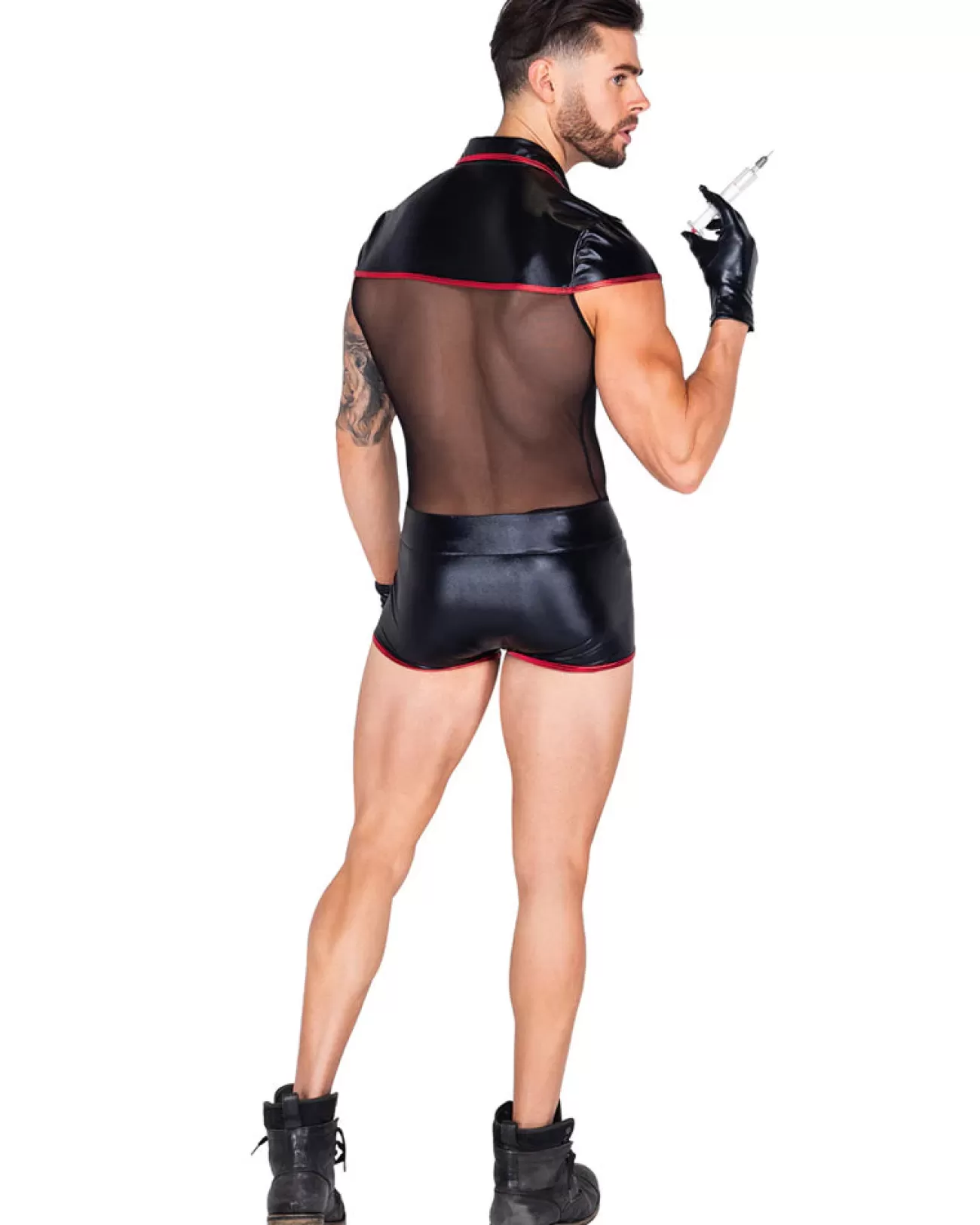 Roma Costumes Pandemic Hunk Mens Costume> Saints &Amp; Sinners