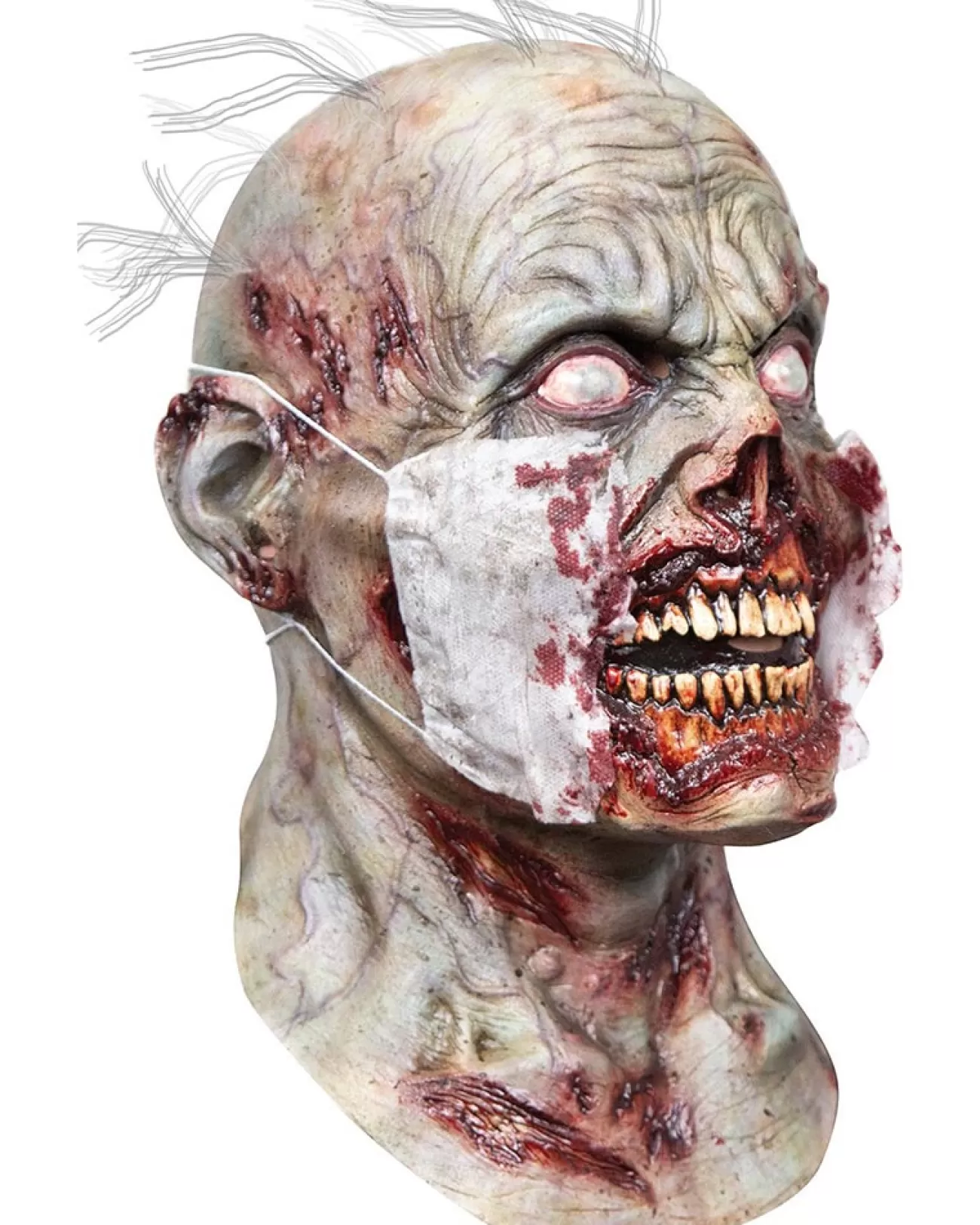 Ghoulish Productions Patient Zombie Deluxe Mask> Halloween Masks