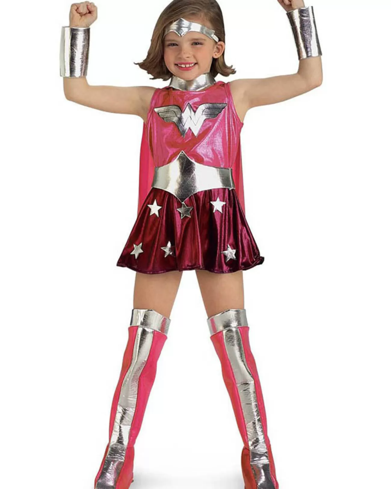 Rubies Pink Wonder Woman Girls Toddler Costume>Kids Kids Costumes