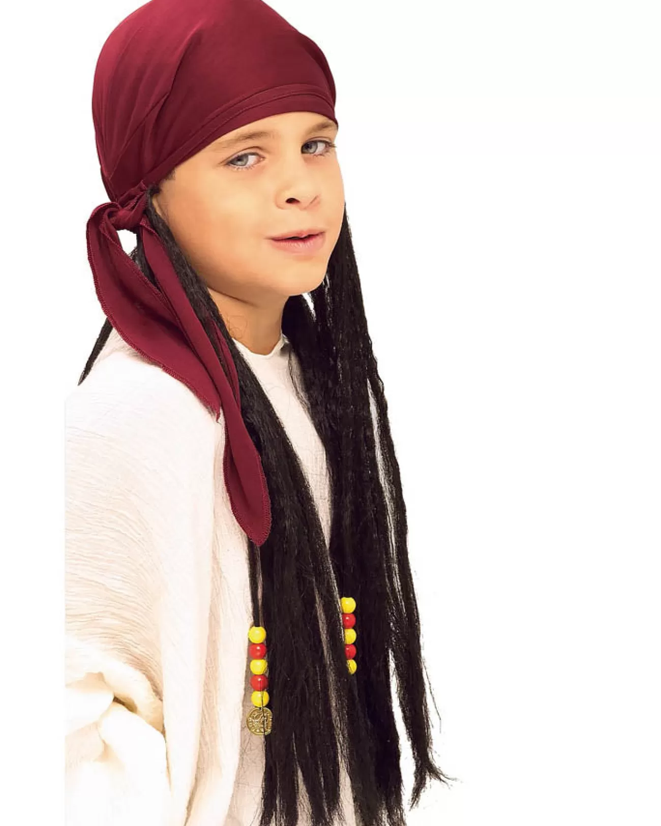 Rubies Pirate Dreadlocks With Bandana Wig> Halloween Wigs