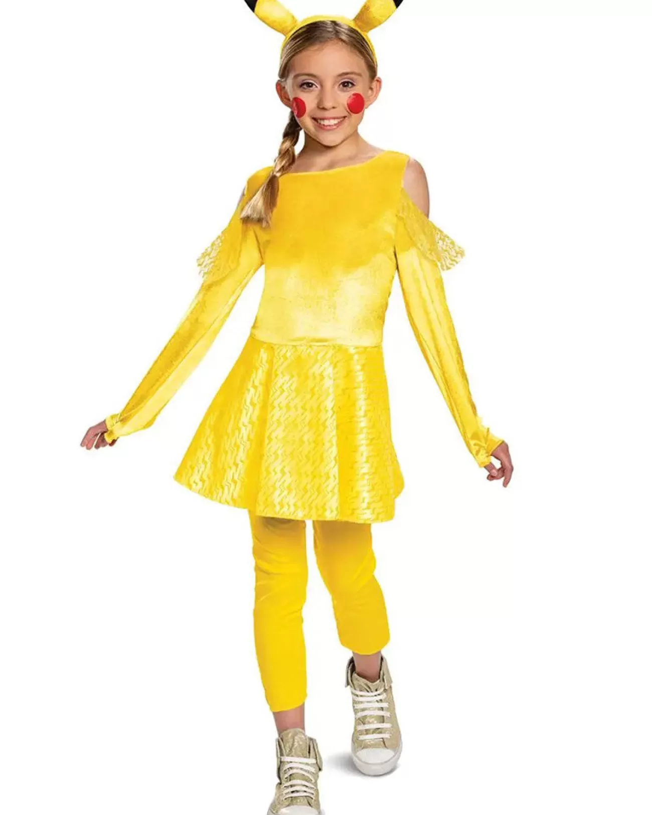 Disguise Pokemon Pikachu Dress Deluxe Girls Costume>Kids Kids Costumes