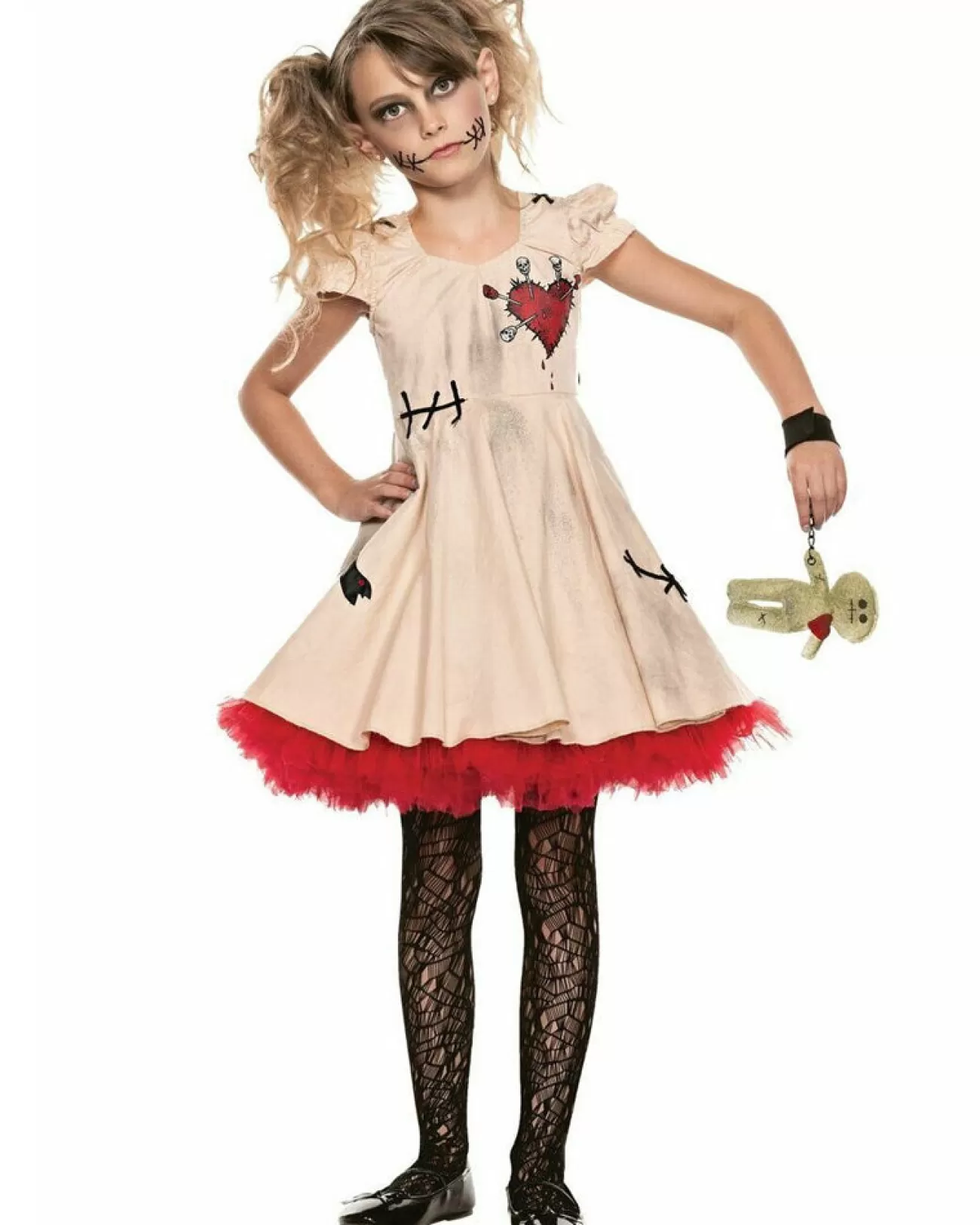 Seeing Red Possessed Voodoo Doll Girls Costume>Kids Kids Costumes