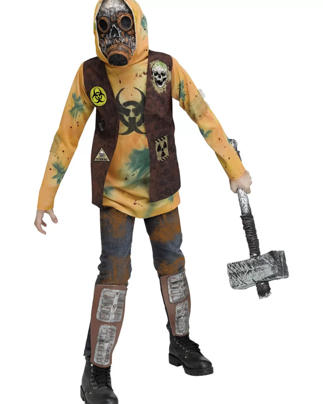 Fun World Post Apocalyptic Warrior Boys Costume>Kids Kids Costumes