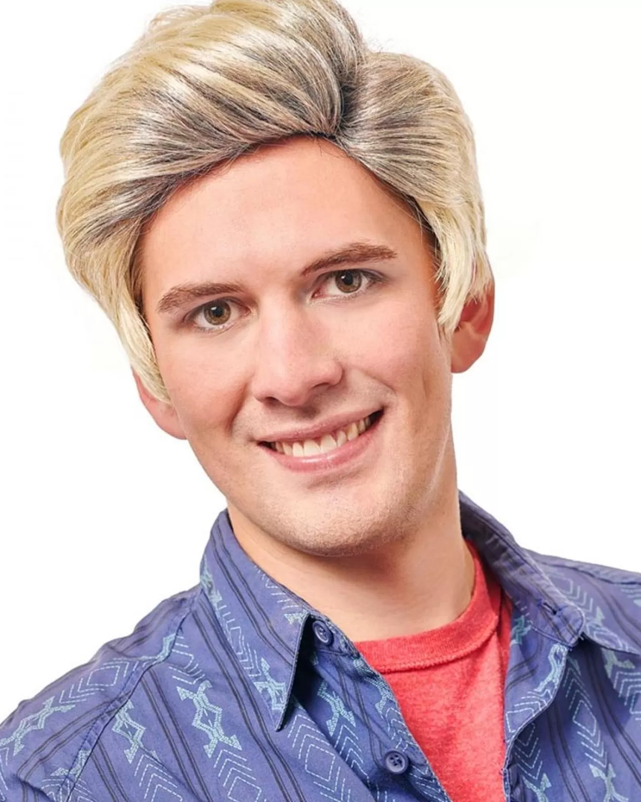 Costume Culture by Franco Preppy Boy Blonde Wig> Halloween Wigs