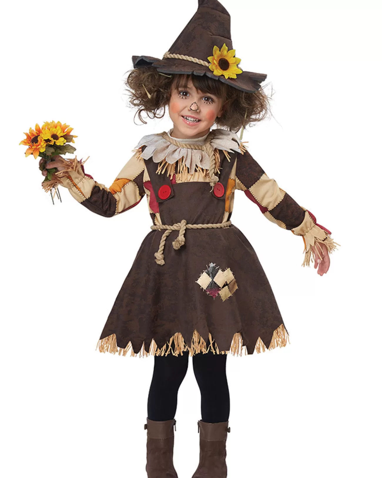 California Costumes Pumpkin Patch Scarecrow Toddler Girls Costume>Kids Kids Costumes