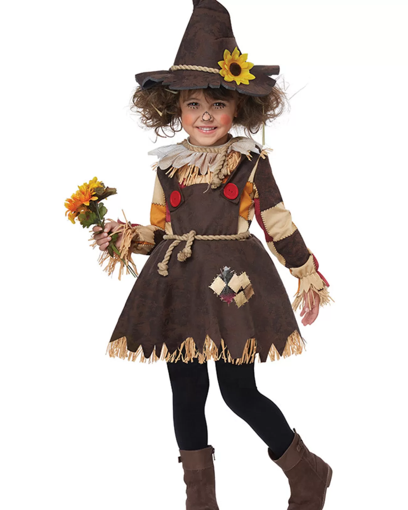 California Costumes Pumpkin Patch Scarecrow Toddler Girls Costume>Kids Kids Costumes