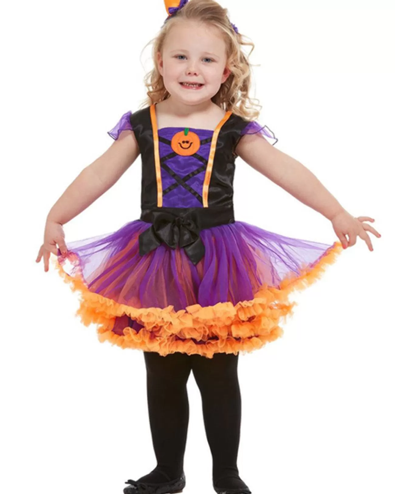 Smiffys Pumpkin Witch Toddler Costume>Kids Kids Costumes