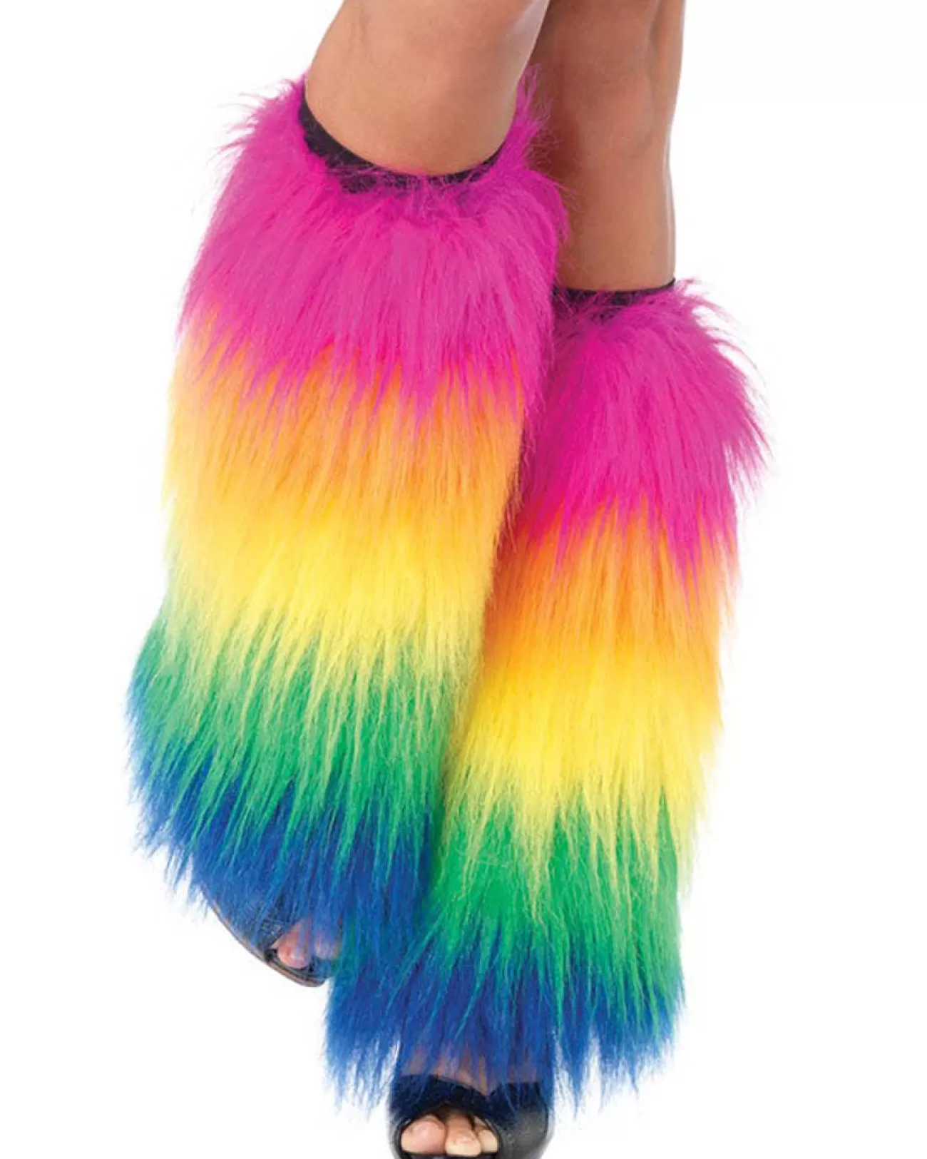 Leg Avenue Rainbow Furry Leg Warmers> Halloween Hosiery