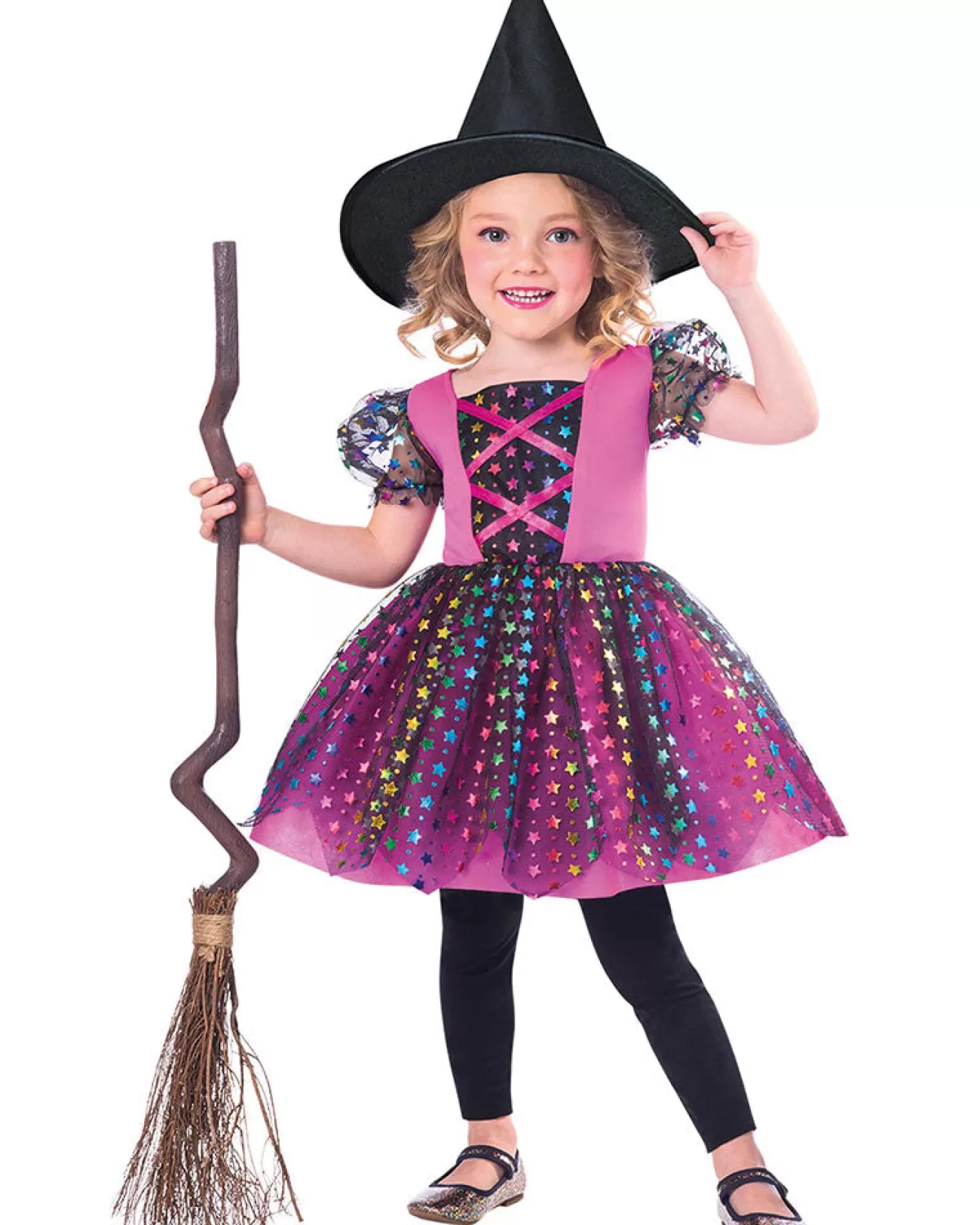 Amscan AU Rainbow Witch Girls Costume>Kids Kids Costumes