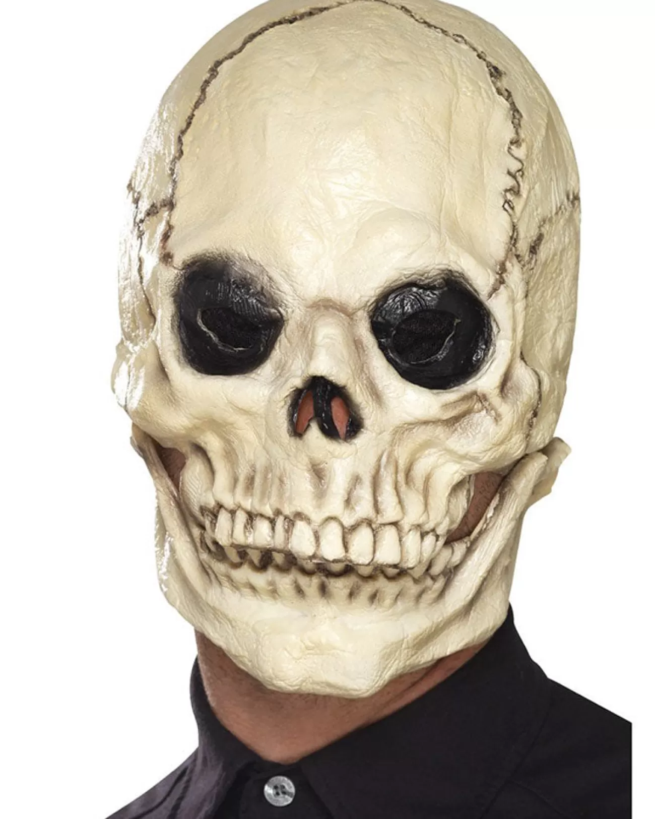 Smiffys Realistic Skull Mask With Moving Jaw> Halloween Masks