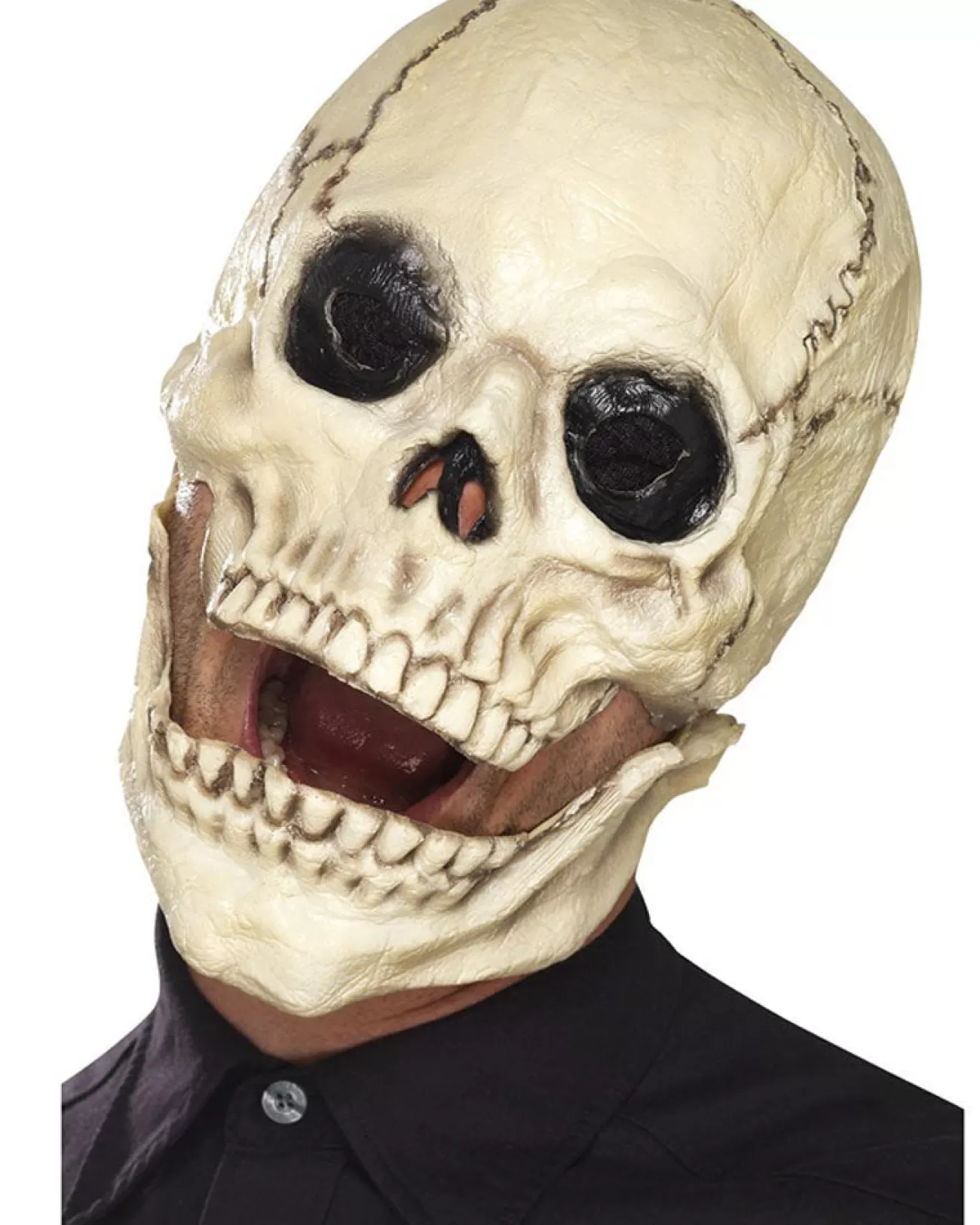 Smiffys Realistic Skull Mask With Moving Jaw> Halloween Masks