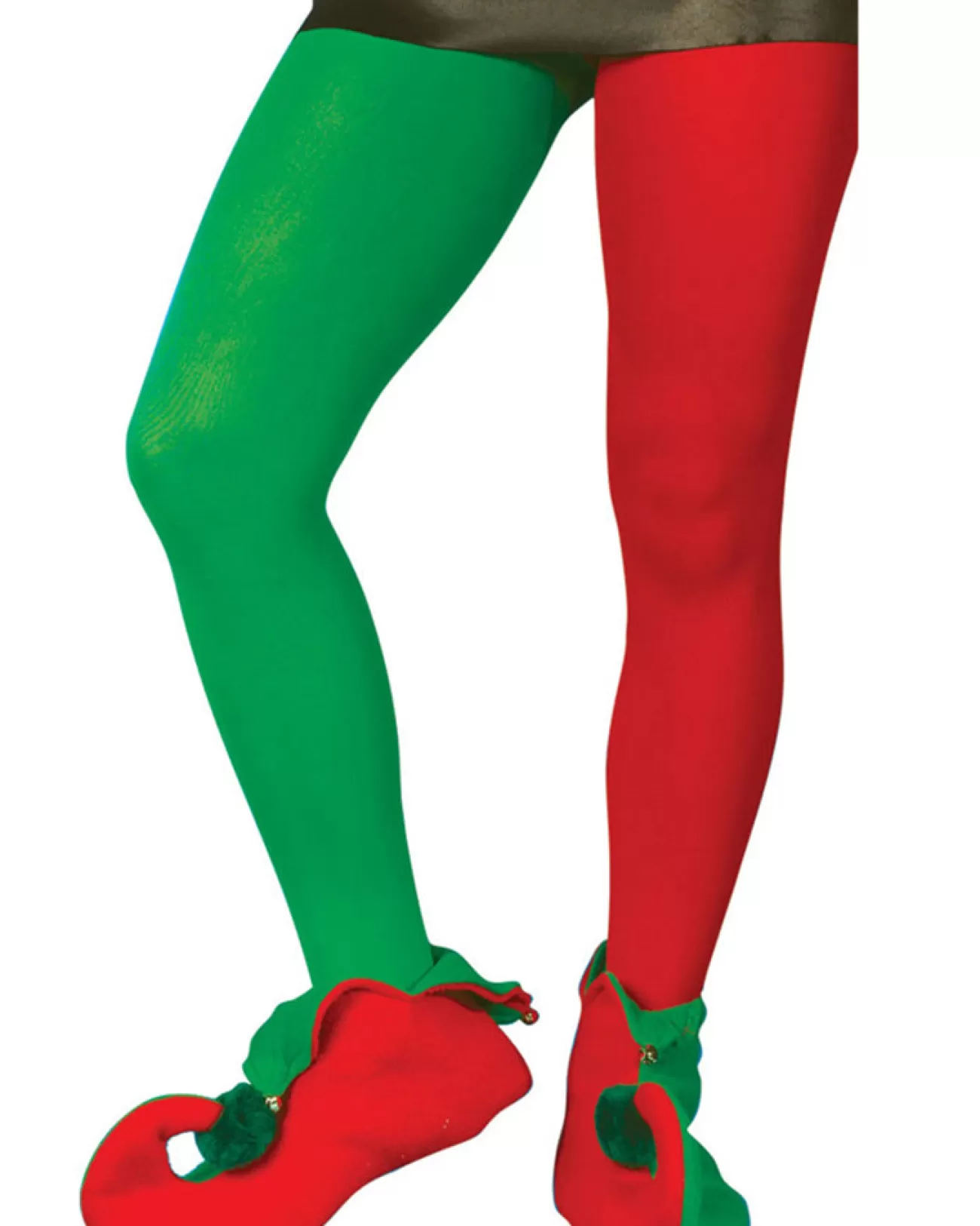 Fun World Red And Green Elf Tights> Halloween Hosiery