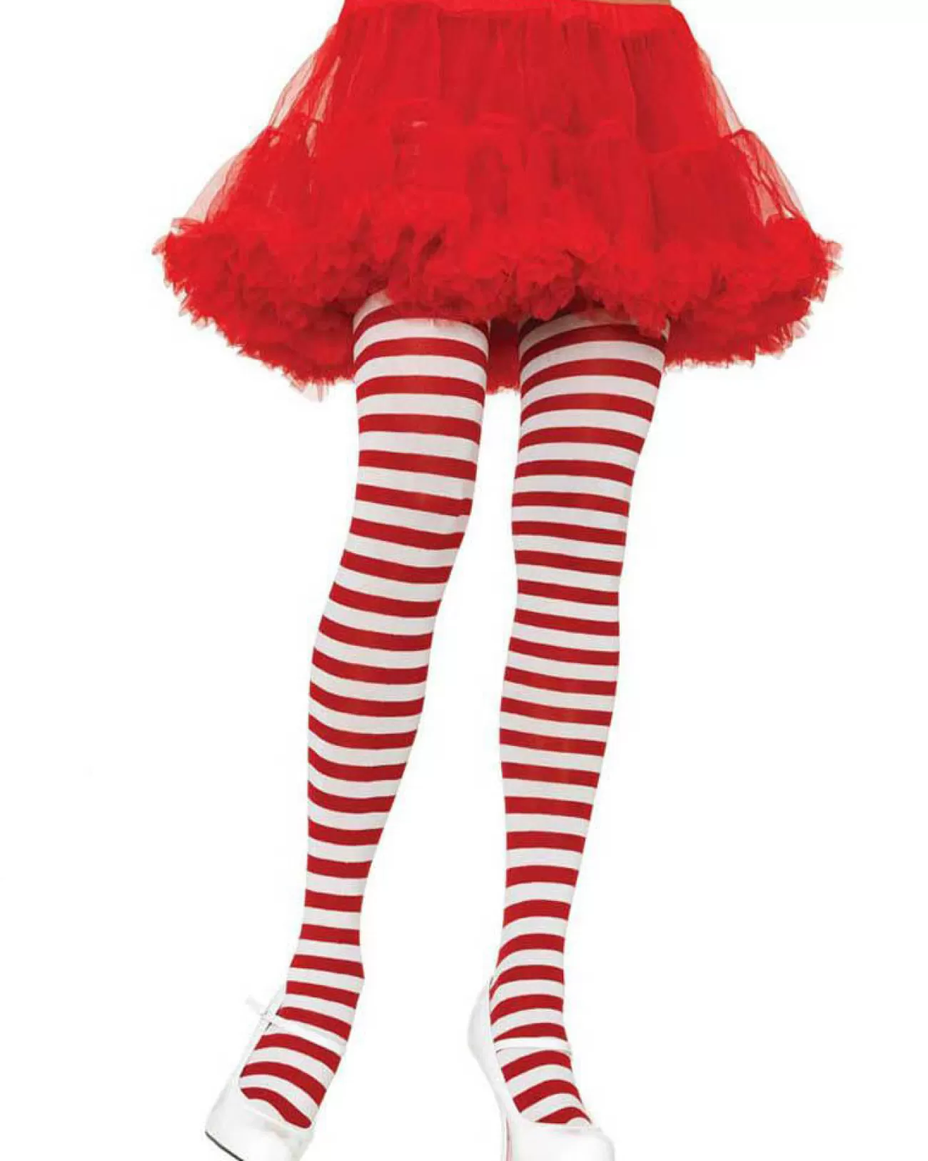 Leg Avenue Red And White Striped Plus Size Tights> Wicked Witches