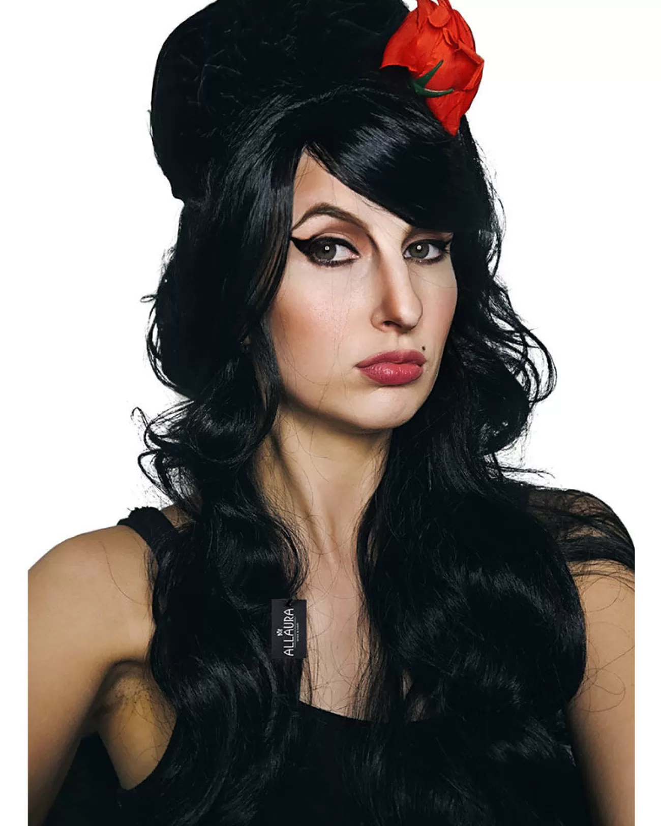 Allaura Wigs and Hair Rehab Beehive Deluxe Black Wig> Halloween Wigs