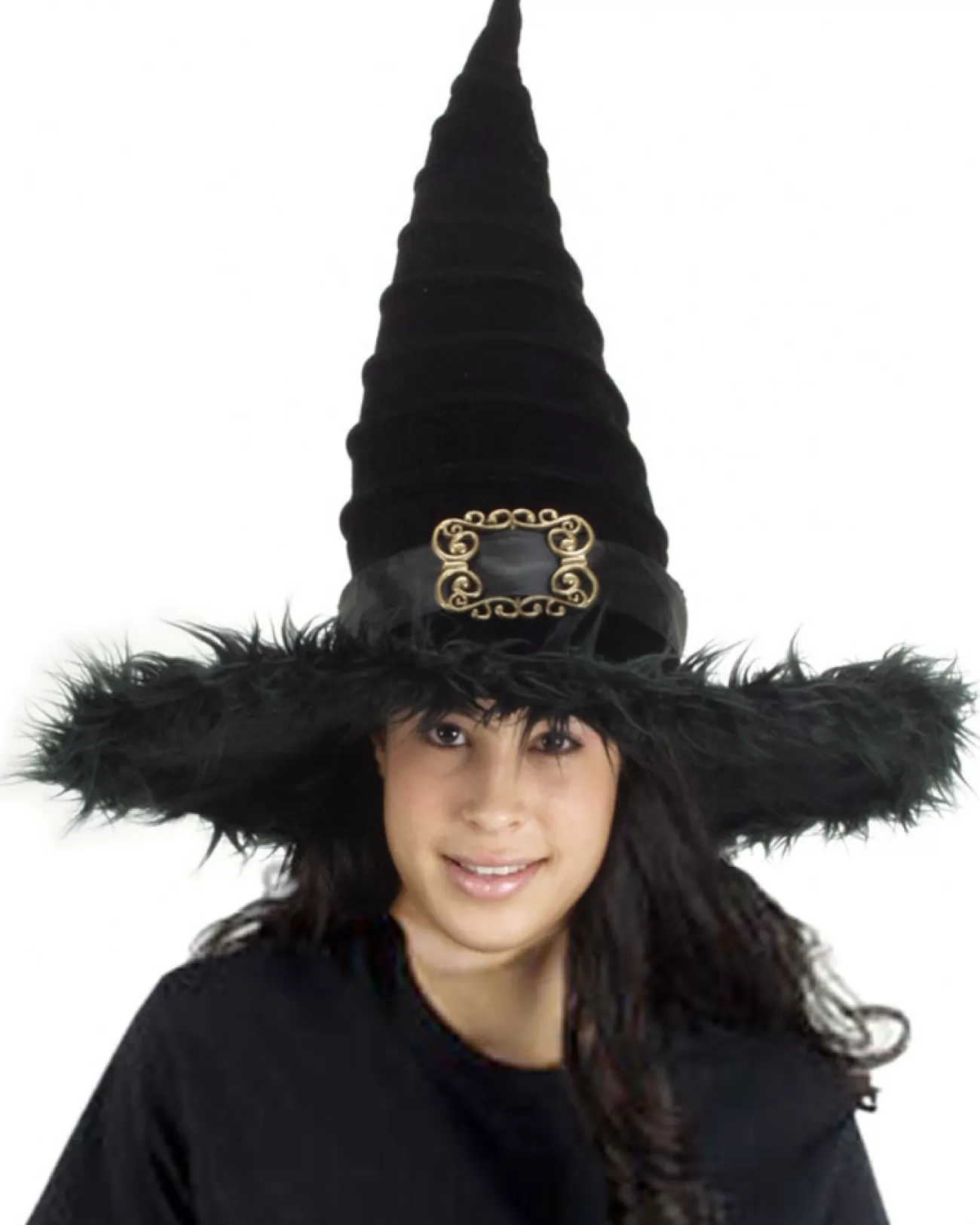 Elope Ridged Witch Plush Hat> Halloween Accessories