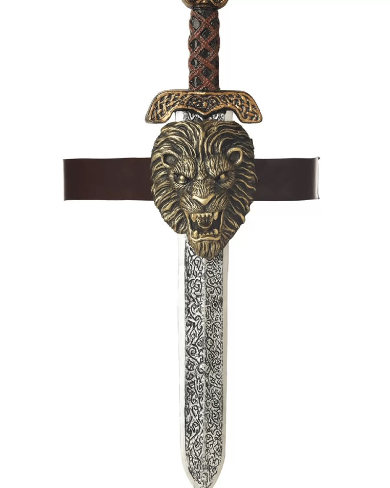 California Costumes Roman Sword With Gold Lion Sheath 61Cm> Halloween Accessories