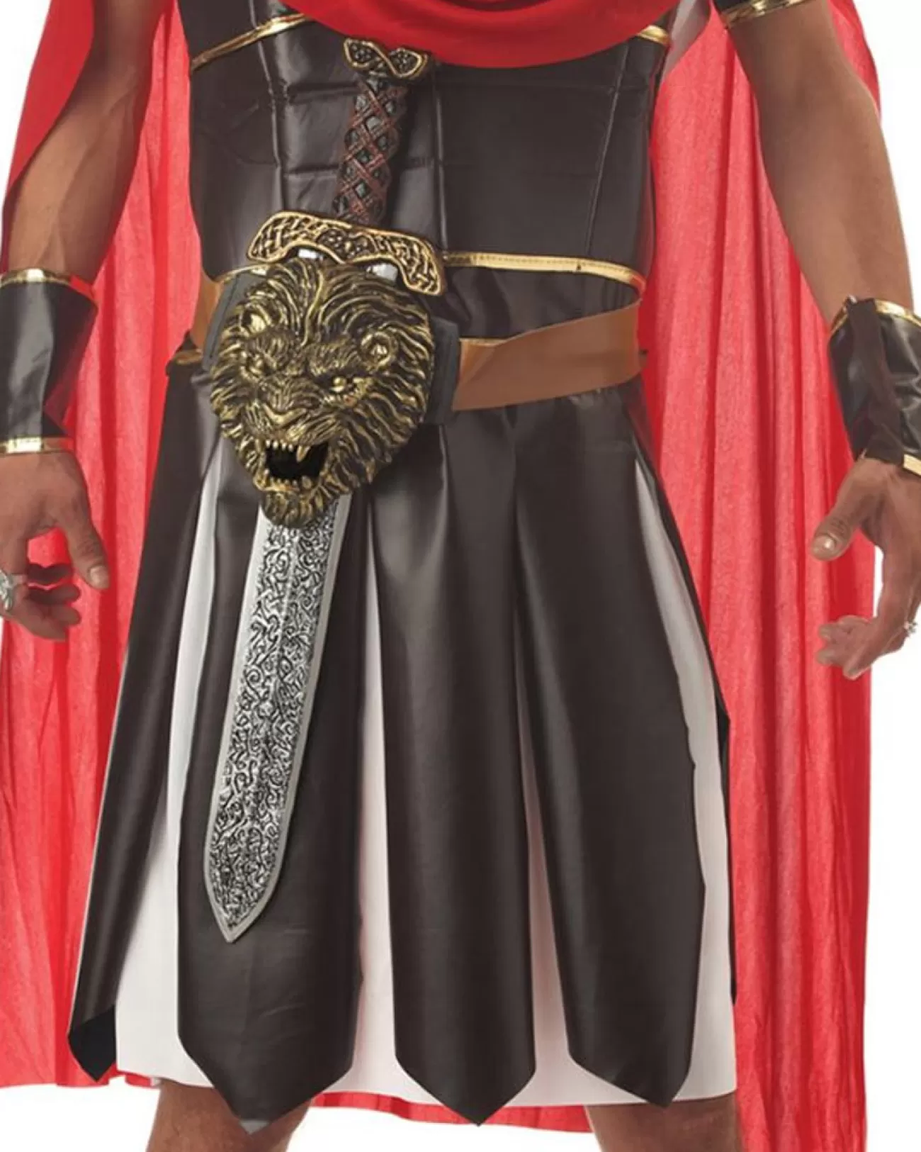 California Costumes Roman Sword With Gold Lion Sheath 61Cm> Halloween Accessories