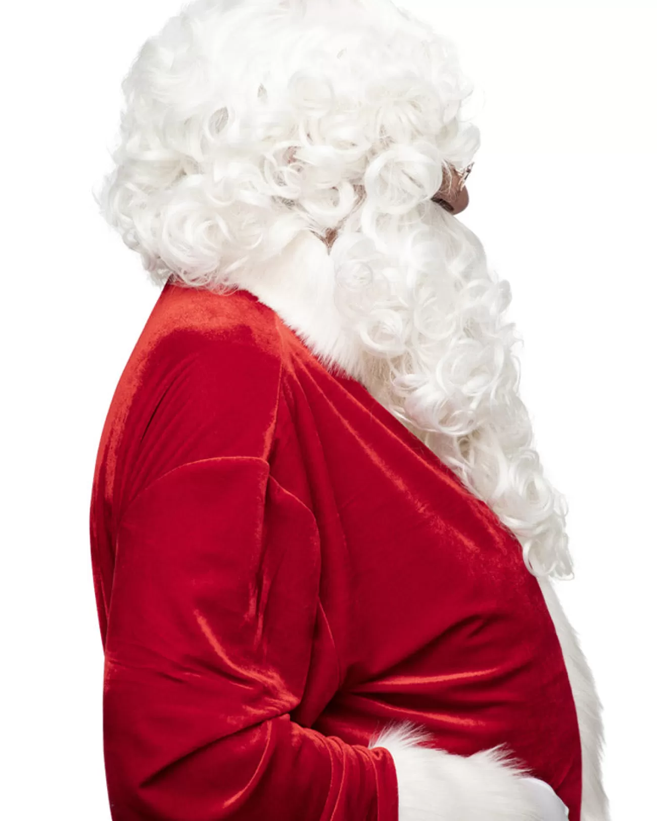 * Santa Deluxe Wig And Beard Set> Halloween Wigs