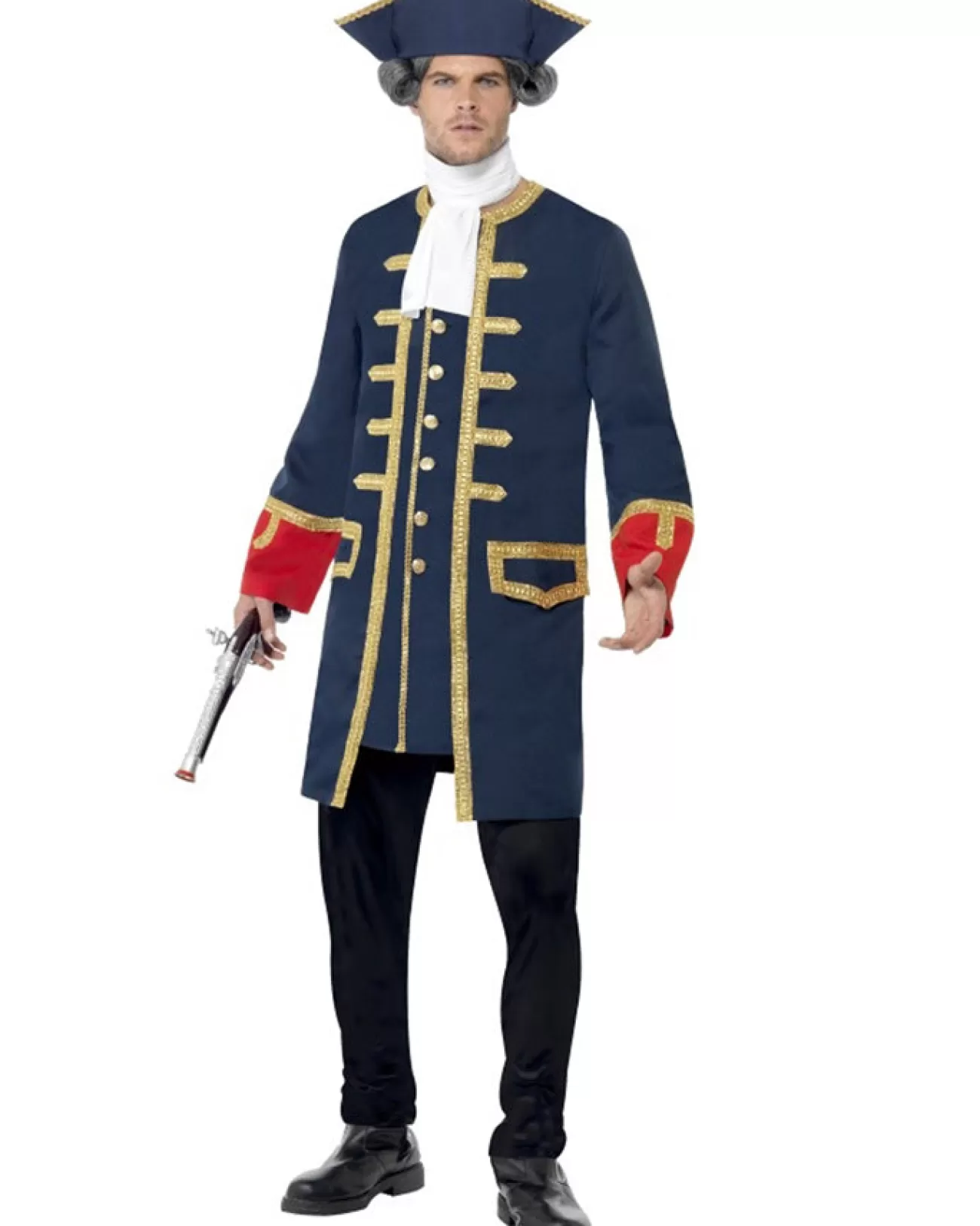 Smiffys Seafaring Commander Mens Costume>Men Men's Costumes