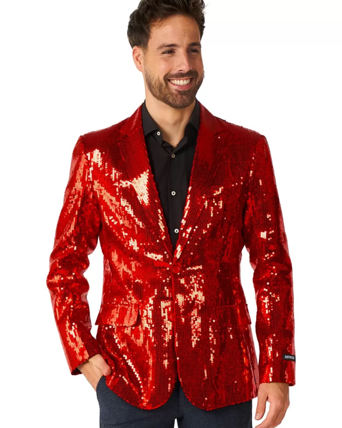 Opposuits Sequins Red Mens Suitmeister Jacket> Opposuits