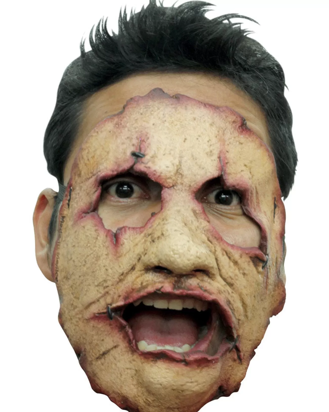 Ghoulish Productions Serial Killer Massacre Half Mask> Halloween Masks