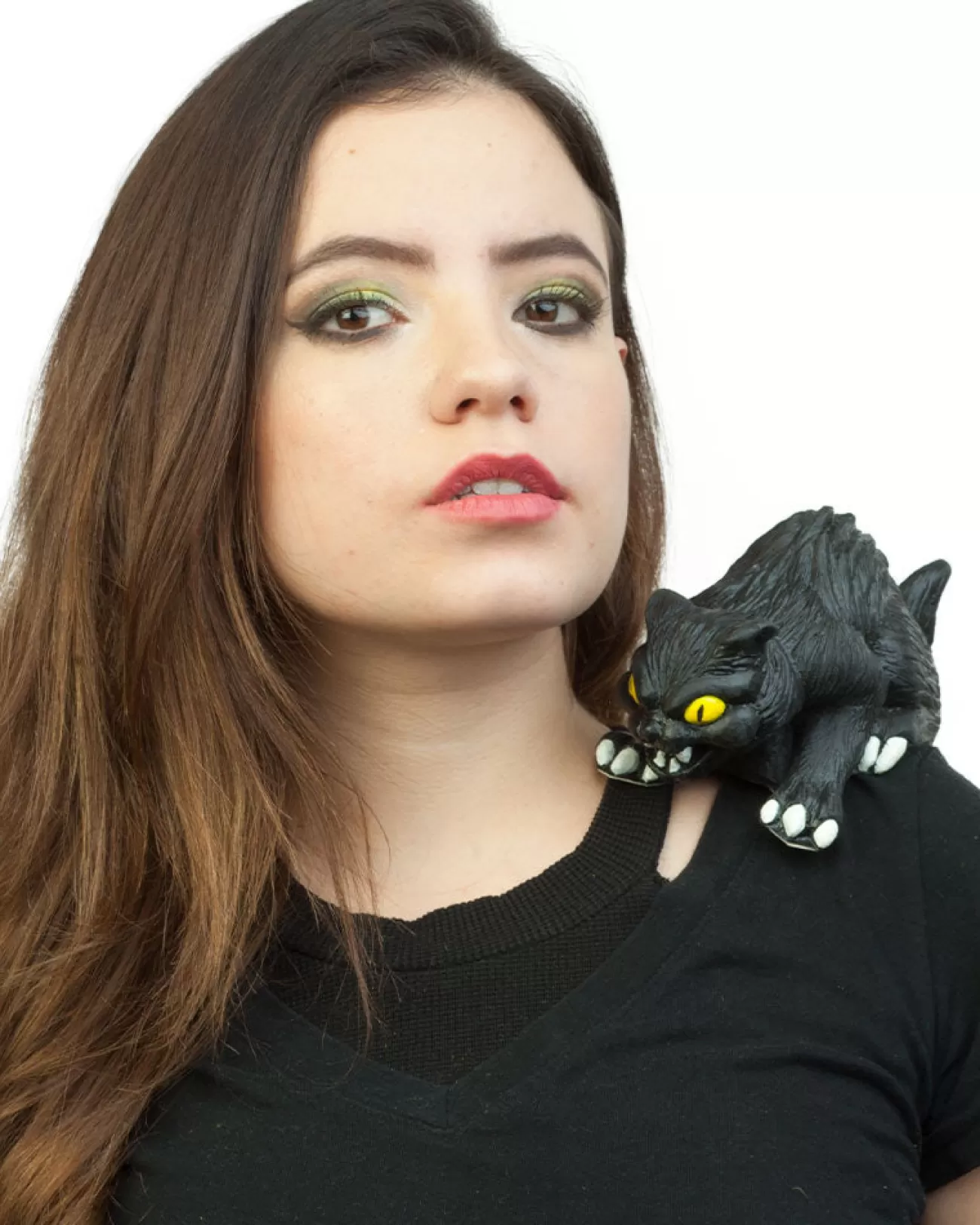 Ghoulish Productions Shoulder Buddy Black Cat> Halloween Accessories