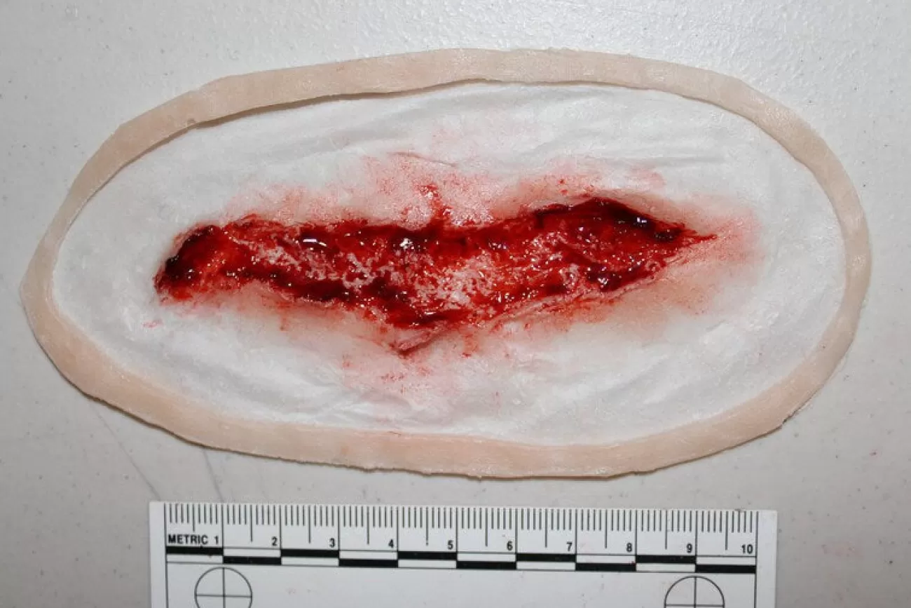 ForensicFX Studios Simple Wound Prosthetic> Halloween Accessories